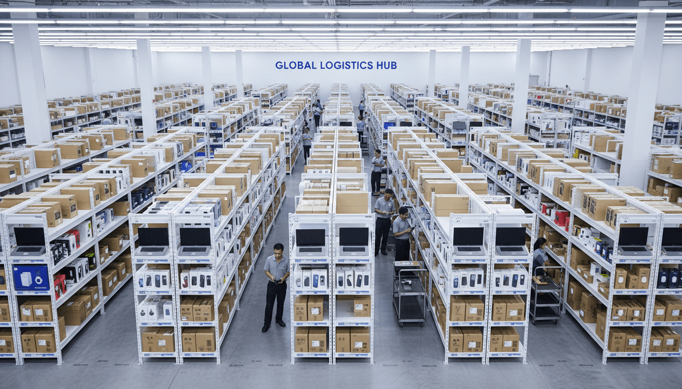 FU JIANG wholesaler warehouse with organized inventory